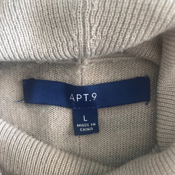 Apt 9 Turtleneck Striped Tunic Sweater - Picture 5 of 6